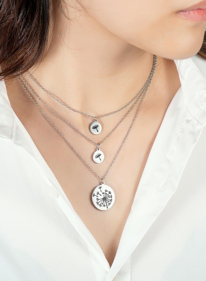 Shonyin Matching Necklace for Mother Daughter Set for 2/3, Valentines Day Gift Mother's Day Birthday Christmas Gifts for Mother Daughter, Metal, Agate - Image 3