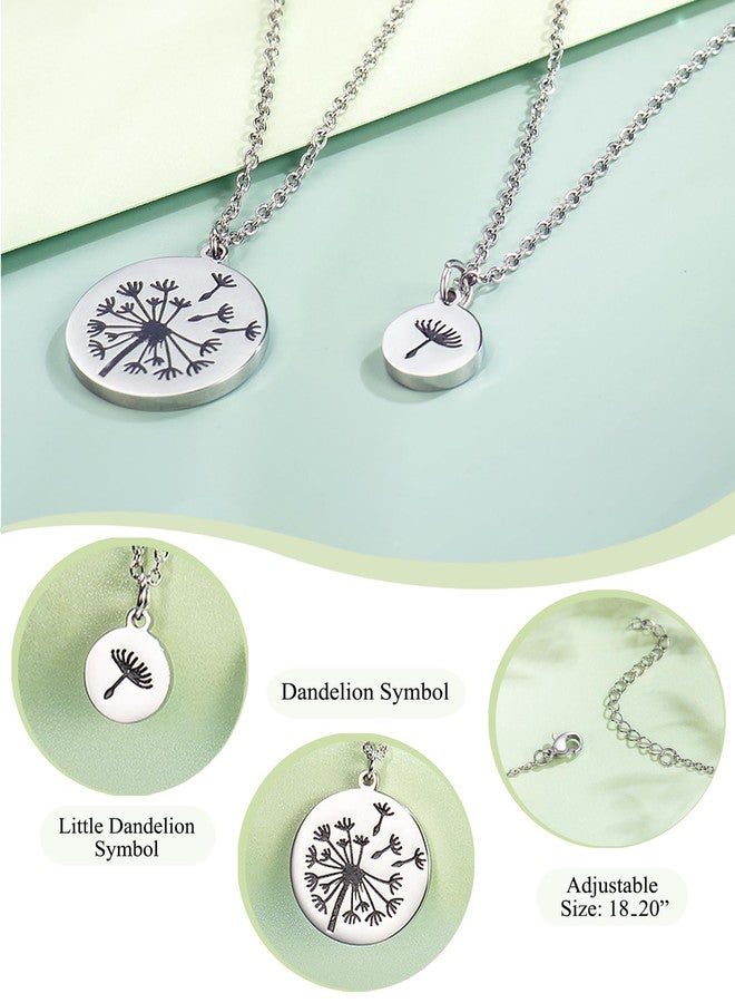 Shonyin Matching Necklace for Mother Daughter Set for 2/3, Valentines Day Gift Mother's Day Birthday Christmas Gifts for Mother Daughter, Metal, Agate - Image 2