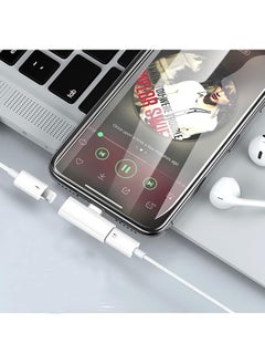erorex 2 In 1 Adapter Dual Lightning Audio And Charging Adapter Iphone Aux Adapter For Iphone 7 7 Plus 8 8 Plus X Ipad Hub 081  - Image 3