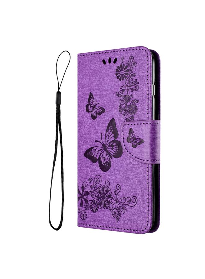 جرين تايجر جراب لهاتف Google Pixel 8، جراب هاتف جلدي قابل للطي منقوش بنقشة الفراشة - Image 2