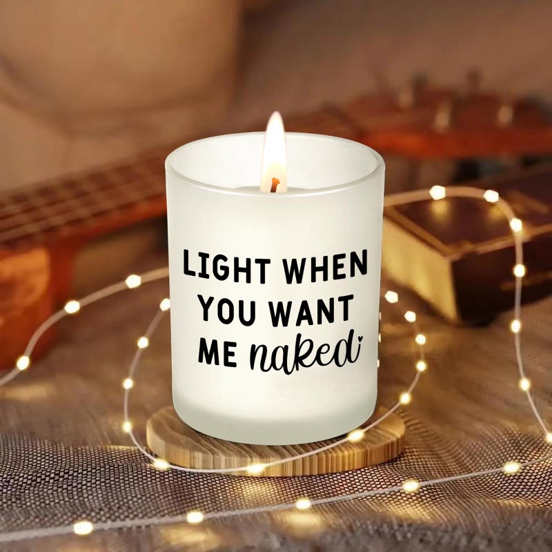 DONVON Gifts for Him Boyfriend Husband Men Couples Gift Ideas, Romantic Valentines Day Gift for Him, Naughty Boyfriend Birthday Gifts, Funny Anniversary Presents for Men Husband Couple, Christmas, Candles - Image 3
