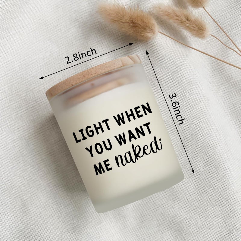 DONVON Gifts for Him Boyfriend Husband Men Couples Gift Ideas, Romantic Valentines Day Gift for Him, Naughty Boyfriend Birthday Gifts, Funny Anniversary Presents for Men Husband Couple, Christmas, Candles - Image 4