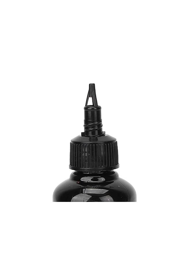 Generic - Body painting make-up, DIY body paint tattoo inks, 100 ml/bottle tattoo inks pigment, temporary tattoo ink, for tattoo & body paint, for body and face painting(black) - Image 1
