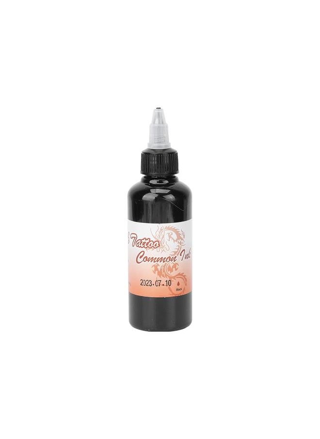 Generic - Body painting make-up, DIY body paint tattoo inks, 100 ml/bottle tattoo inks pigment, temporary tattoo ink, for tattoo & body paint, for body and face painting(black) - Image 1