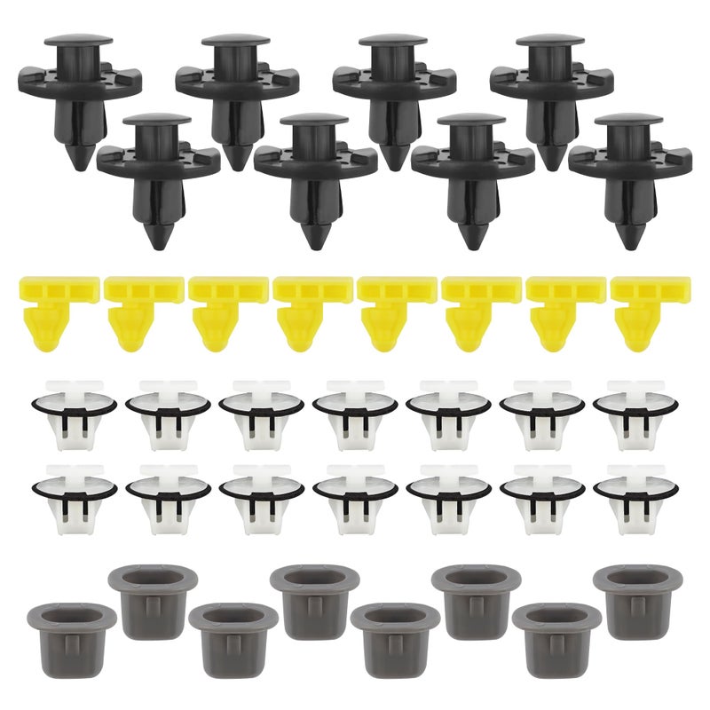 38PCS Car Retainer ClipsFender Clips Bumper Retainer Clips Replacement OEM76882JG10A0155309321Car Accessories Compatible with Nissan Armada JukeInfiniti QX56 QX80