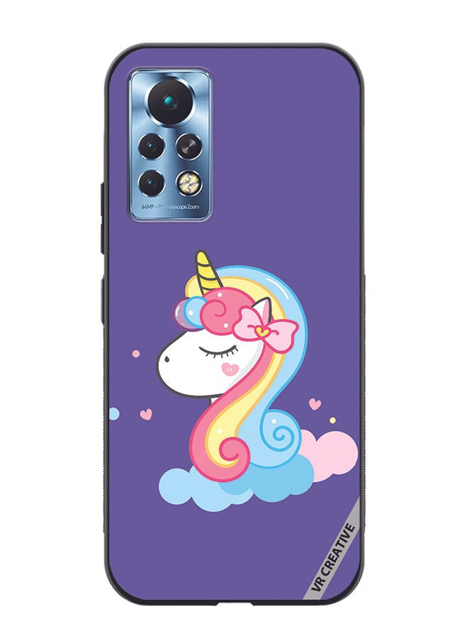 VR CREATIVE Protective Case Cover For Infinix Note 11 Pro Unicorn Design Multicolour - Image 1