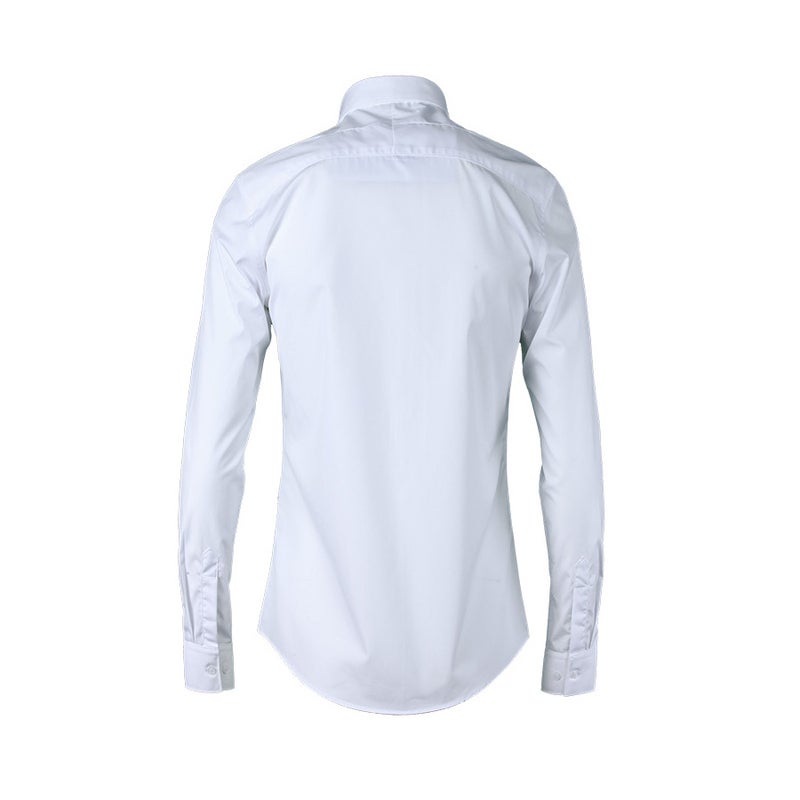 2021 autumn and winter Han Lin Hua European and American style Cupid embroidered long sleeve mens shirt Tide brand shirt mens clothing White - Image 2