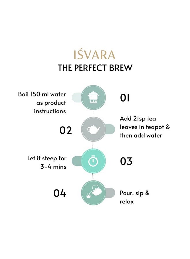 ISVARA Tea Gift - Made In Heaven Gift Set, Royal Brew Tea, Brass Tea Strainer, Gem-Studded Candle, Forest Honey, Sheesham Wood Teaspoon, Keepsake Box, 950 Grams - Image 5