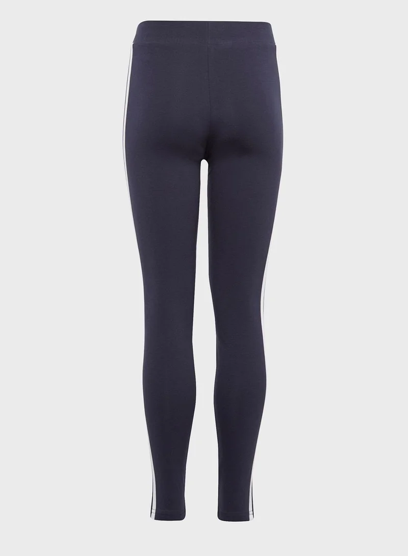 Adidas Essentials 3-Stripes Cotton Leggings