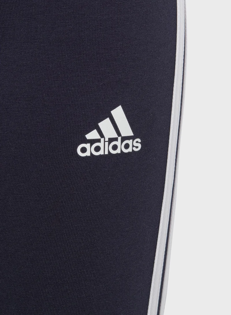 Adidas Essentials 3-Stripes Cotton Leggings