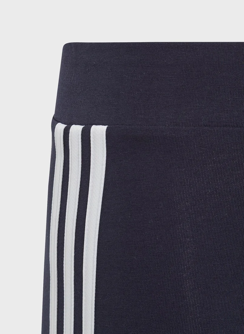 Adidas Essentials 3-Stripes Cotton Leggings