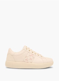 MISSY Women Missy Floral Print Lace-Up Sneakers  - Image 2