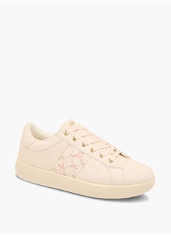 MISSY Women Missy Floral Print Lace-Up Sneakers  - Image 1