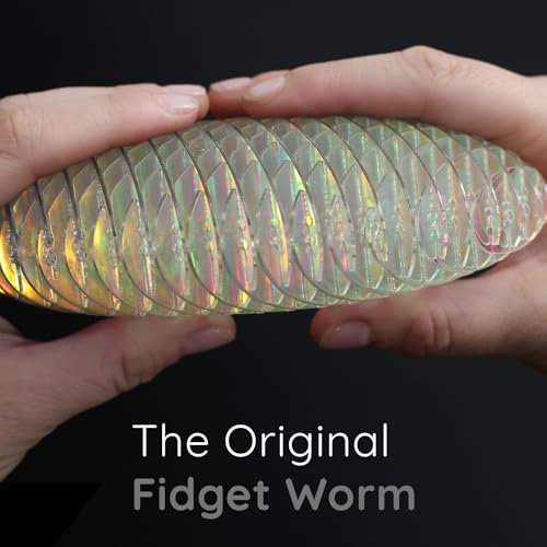 Morf Fidget Worm Toy - Flexible 3D Sensory Slug Figgy Toy for Kids, Teens, and Adults – Stretchy, Quiet, Stress and Anxiety Relief, Focus - For Play, School, Work Gifts, Great For Classroom and Office - Image 4