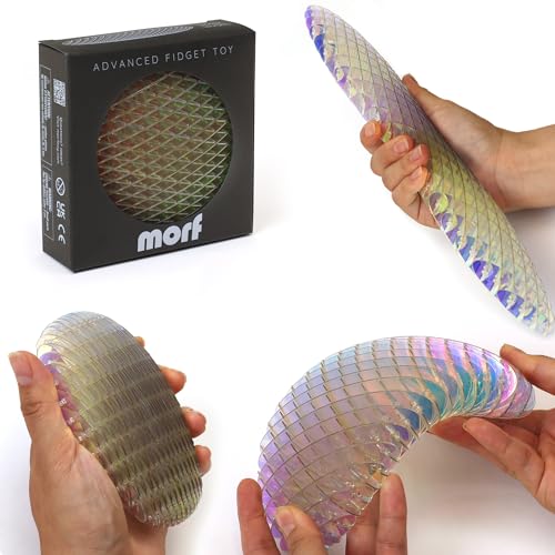 Morf Fidget Worm Toy - Flexible 3D Sensory Slug Figgy Toy for Kids, Teens, and Adults – Stretchy, Quiet, Stress and Anxiety Relief, Focus - For Play, School, Work Gifts, Great For Classroom and Office - Image 1