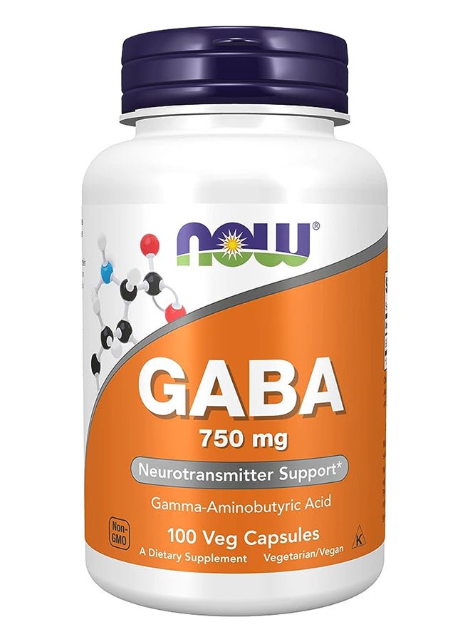 now Gaba 750 Mg 100 Vcaps 