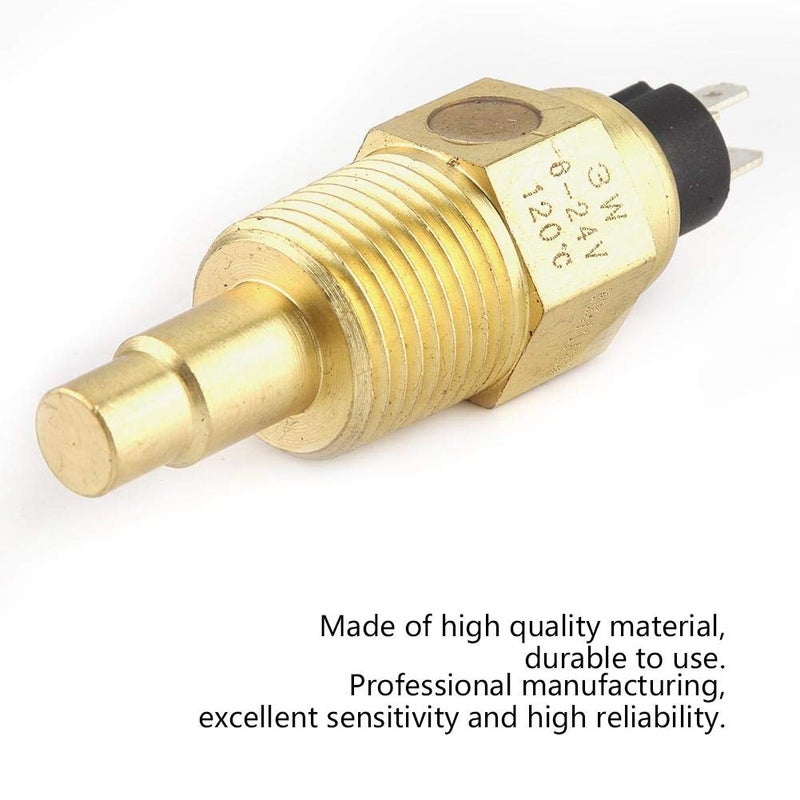 Wal front 1PC Water Temperature Sensor, 1/2NPT Water Temperature Sensor for Oil Water Temperature Temp Gauge, 38℃~120℃ - Image 3