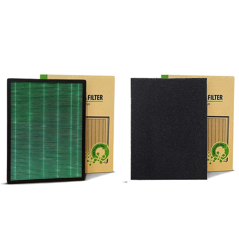 Coway Brand Original Filter Set for AirMega 150 AP1019C Air Purifier Combo of Green True HEPA Filter Activated Carbon Filter Longest Filter Life 8500 Hrs Traps 9999 Virus PM 01 Particles - Image 1