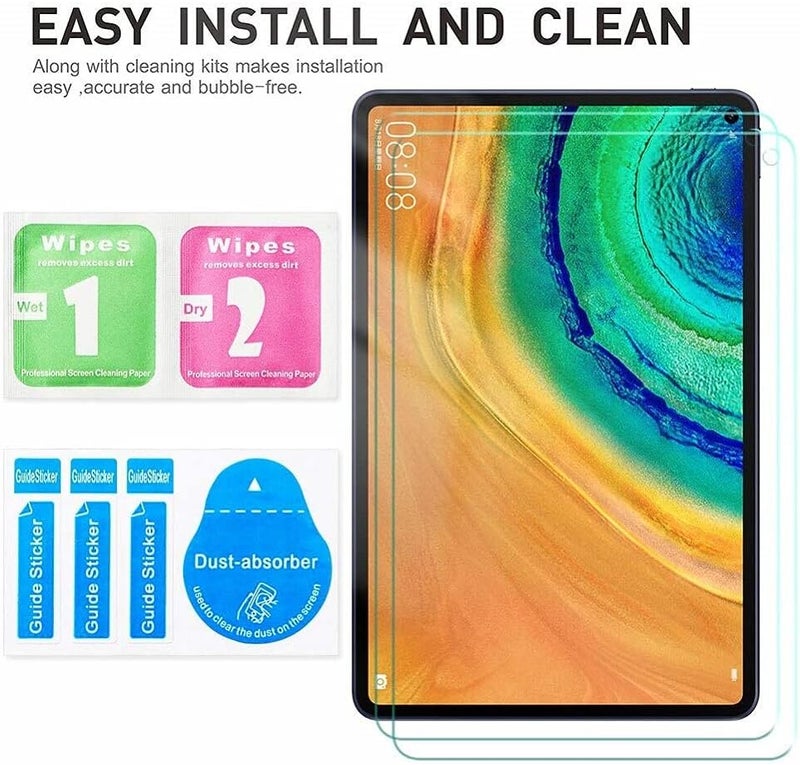 Wtech Screen Protector for Huawei MatePad Pro 10.8, Clear Tempered-Glass Flim Screen Protector for Huawei MatePad Pro 10.8 inch Tablet, 2 Pack - Image 5