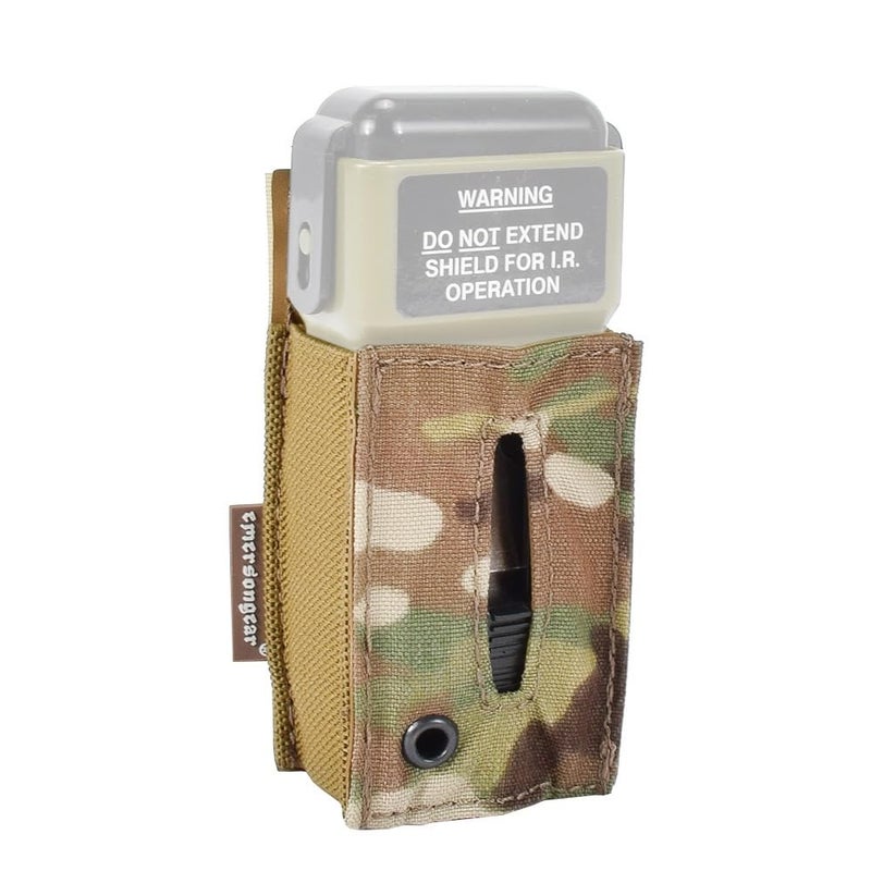 Generic EMERSONGEAR MS2000 Military Airsoft Distress Marker Protective Pouch with Hook for Tactical Helmet Strobe Light Multicam  - Image 2