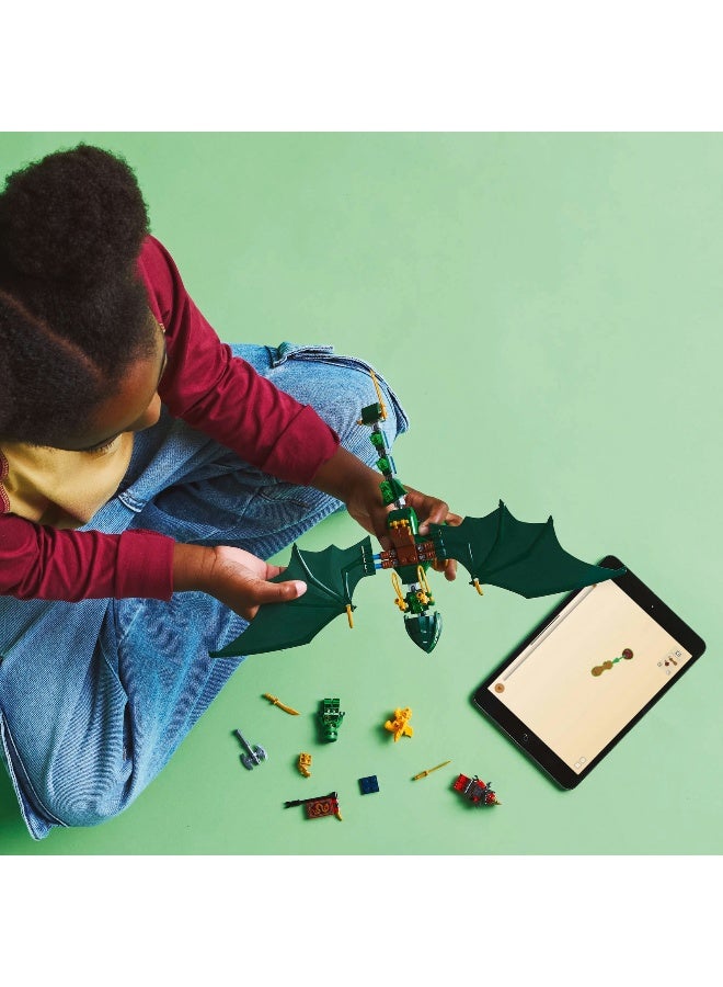 LEGO NINJAGO Lloyd’s Green Forest Dragon 71829 Building Set (128 Pieces) - Image 4