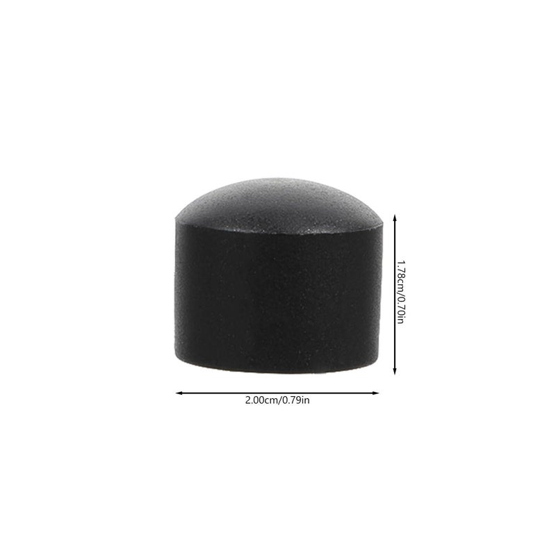 24Pcs Black Foosball Table Feet Caps End Protectors Easy Install Replacement Parts - Image 3