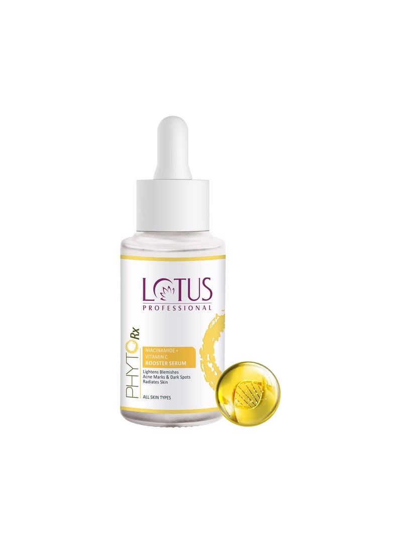 Lotus Professional Lotus Professional Phytorx Vitamin C Booster Serum Lightens Acne Marks Dark Spots Blemishes For All Skin Types 30ml - Image 1