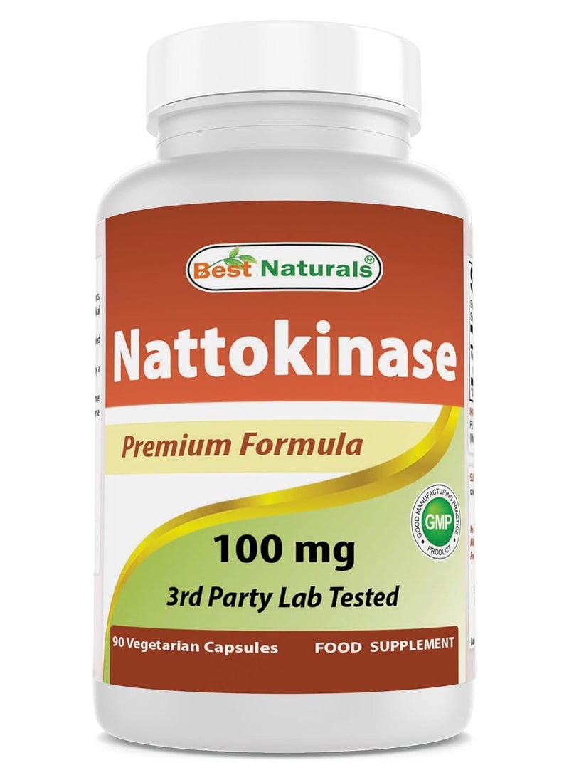 Best Naturals Nattokinase, 2000 FU, 100 Mg, 90 Vegi Capsules  - Image 1