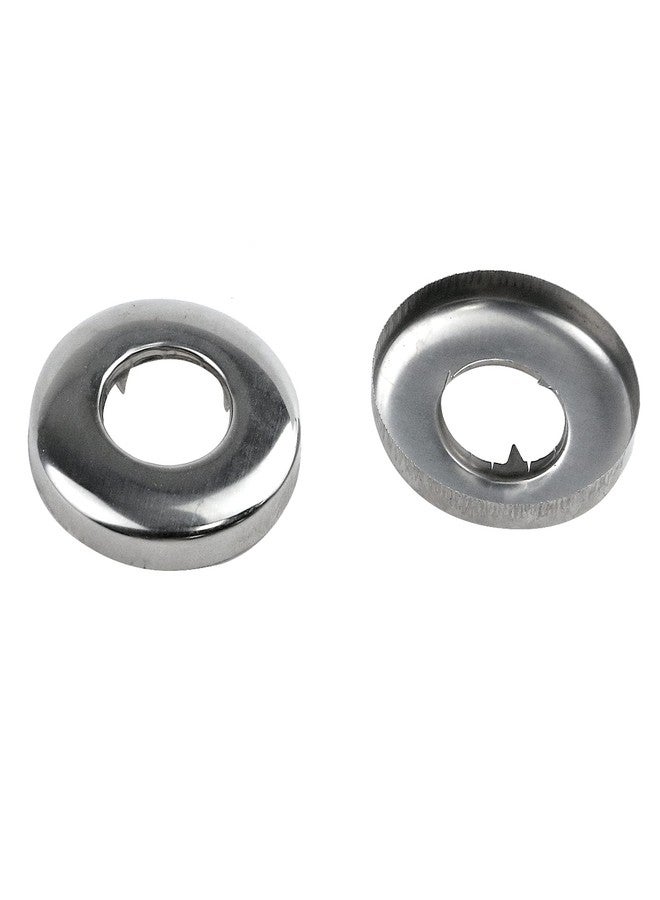 Tsnamay 20Pcs 3/4 Inches Round Chrome Plated Stainless Steel Escutcheon Flange Cover,Faucet Escutcheons Kitchen and Bathroom Water Pipe Wall Covers Cover(2.2"/56mm OD.) - Image 2