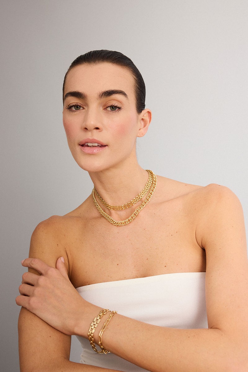 DeFacto Gold Woman Woman 2 Piece Necklace Set Casual - Image 2