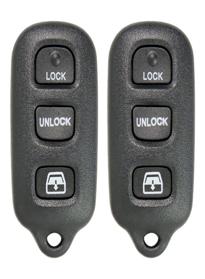 Keyless2Go Replacement for New Keyless Entry Remote Car Key Fob 4 Button FCC HYQ12BBX HYQ12BAN (2 Pack) - Image 1