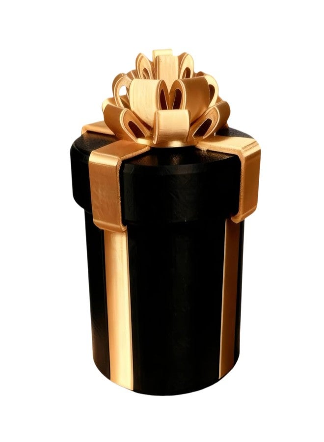 MCNULGUR Annoying Nested Screw Gift Box – Funny Prank Gag Gift for Christmas, Office – Elevate Gifting with Sophistication & Surprise (Black - Image 1