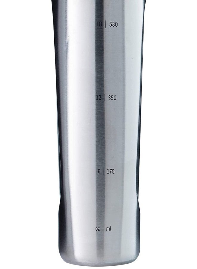 BlenderBottle Radian Shaker Cup Insulated Stainless Steel Water Bottle with Wire Whisk, 26-Ounce, Matte Arctic Blue - Image 3