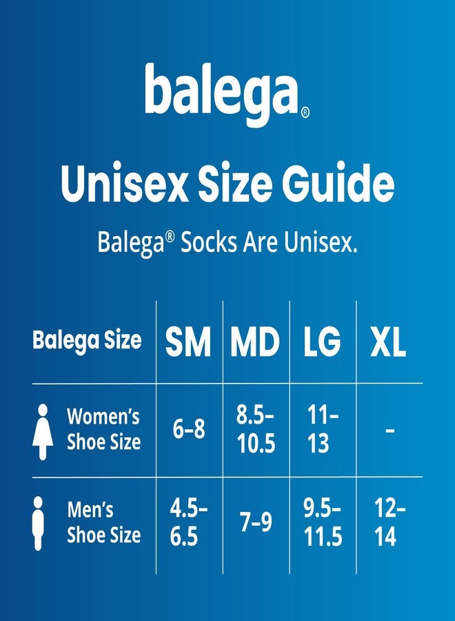 Balega Unisex Adult HC Mini Crew Performance No Show Athletic Running Socks (1 Pair), White, Large - Image 5