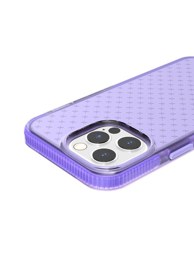 اس-توب جراب لهاتف iPhone 13 Pro Max بنمط شبكي، جراب شفاف مقاوم للصدمات من مادة TPU - Image 5