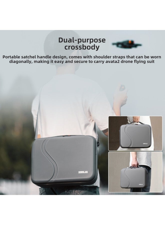 STARTRC Suitable For DJI Dajiang Avata2 Shoulder Handbag Changfei Set Storage Bag Accessories Bag-Color:light Gray  - Image 4