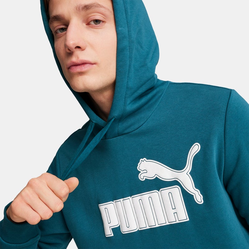 PUMA Men's Sports Club Logo Hoodie - Image 5