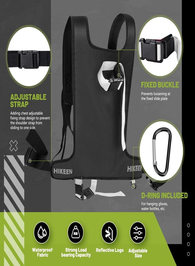 Hikeen Ski Strap, Ski & Poles Backpack Shoulder Strap Hands-Free for Easy Transportation of Your Skiing accessories - Image 2