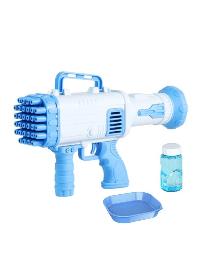 Bubble Gun, Bubble Machine for Kids, 32 Hole Rocket Boom Bubble Guns for Toddlers, Bubble Blower with Colorful Lights Birthday Party Favors Gift, Bubble Blaster Summer Outdoor Activity Children's Toys [ Multi-Color] - Image 1