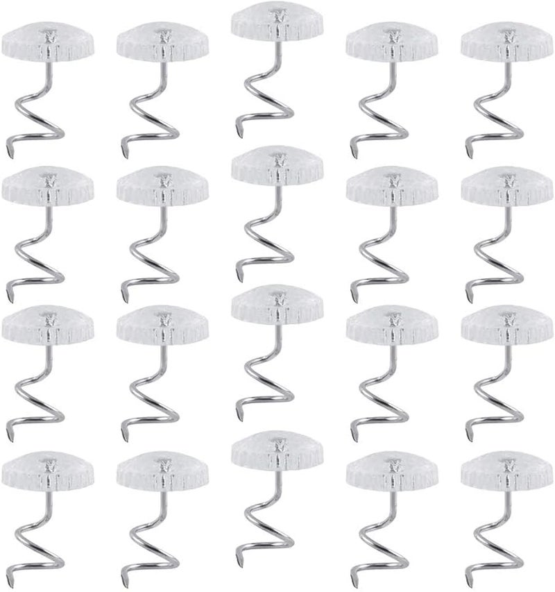 Upholstery Twist Pins Headliner Repair Screws For Drapery Crafts Round Shape L 20 Pack - Image 1