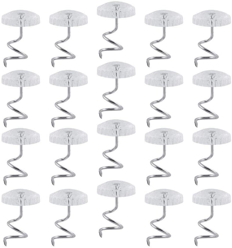 Upholstery Twist Pins Headliner Repair Screws For Drapery Crafts Round Shape L 20 Pack - Image 2