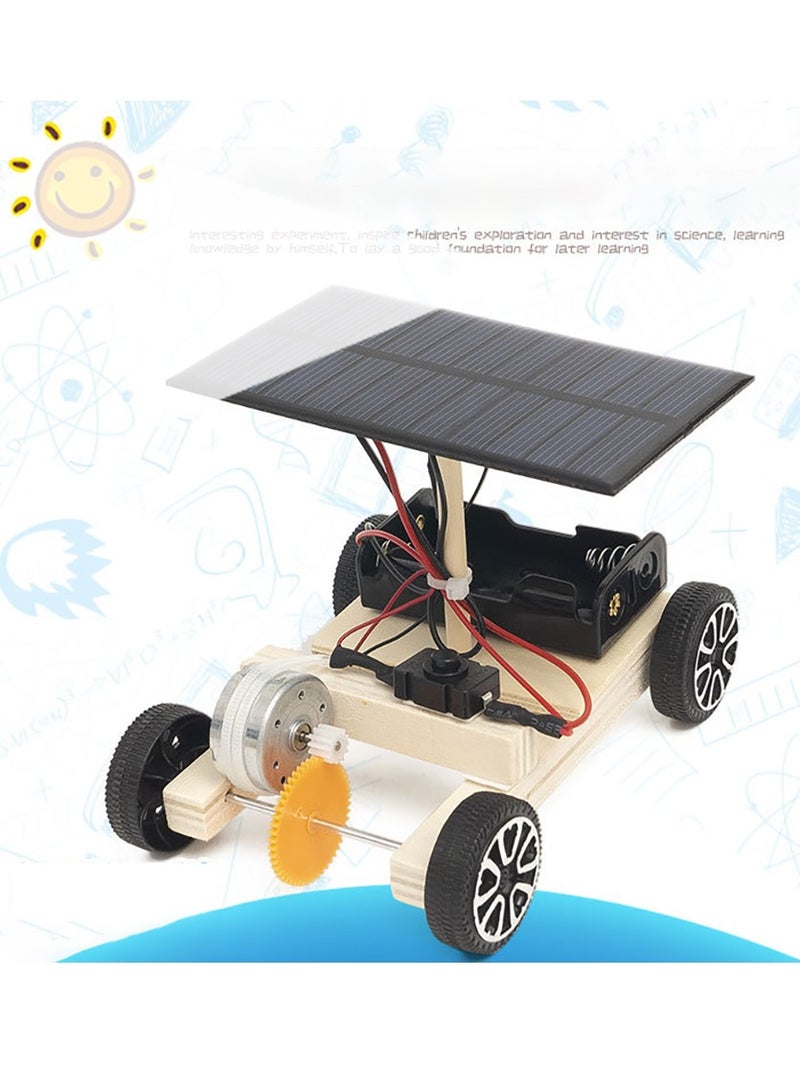 Solar Car Model Kits to Build Science Experiment Kit for Applicable to Youth Age Robotic Stem Project Build Educational DIY STEM Set - Image 1