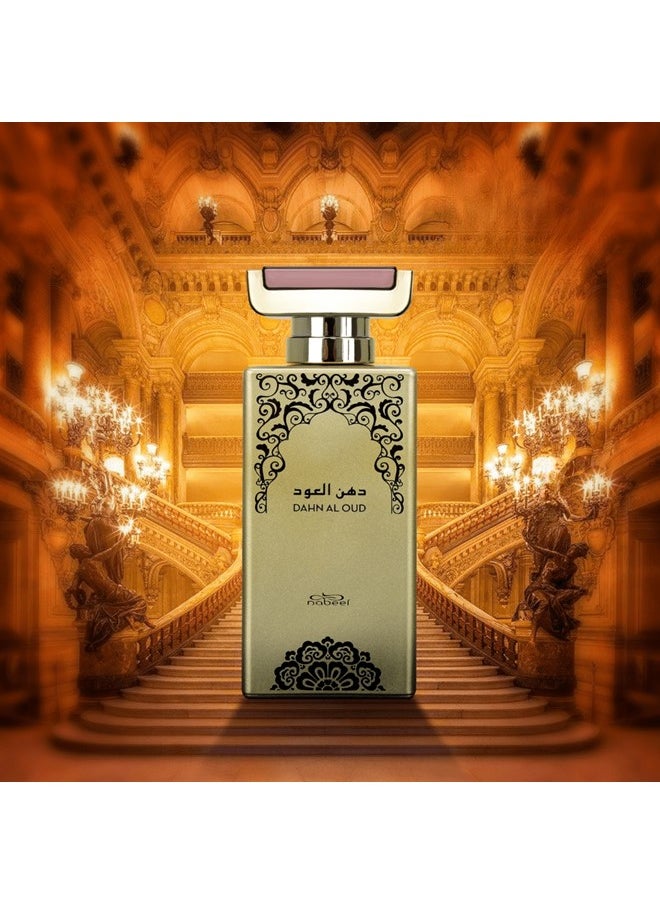 نبيل مجموعة هدايا دهن العود تحتوي على عطر بخاخ 100 مل ومزيل عرق 200 مل  - Image 4