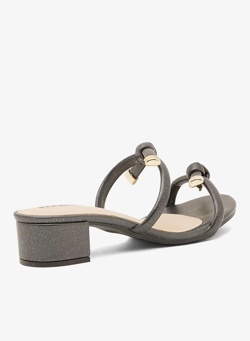 موليكا صندل بكعب بحزام وسط