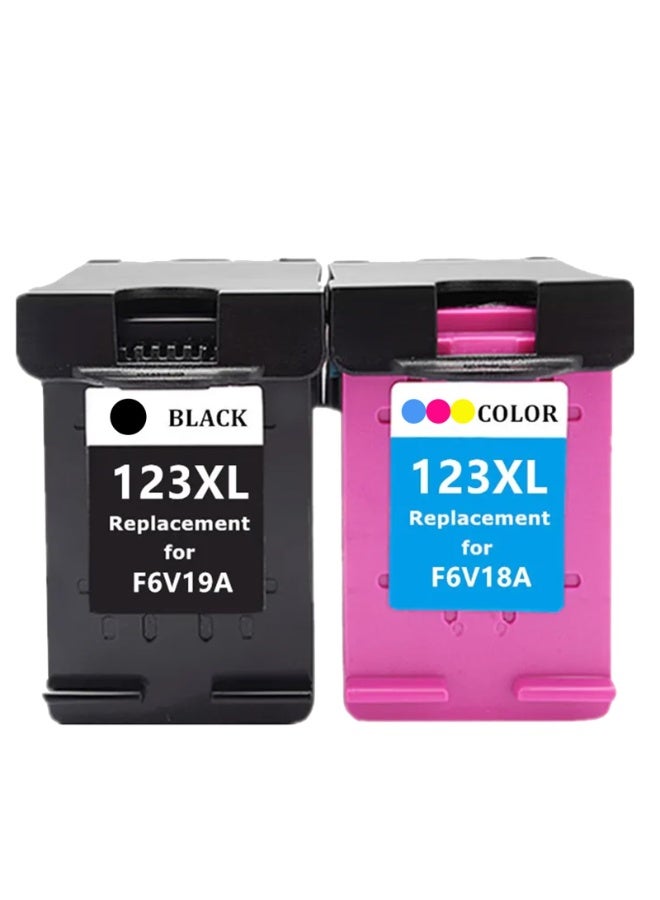 استبدال خراطيش الحبر 123XL لطابعة HP 123XL لطابعة Deskjet 2130 2620 2630 2632 3639 Envy 4513 4521 4522 4520 Officejet 4560 3830 (عبوتان) - Image 1