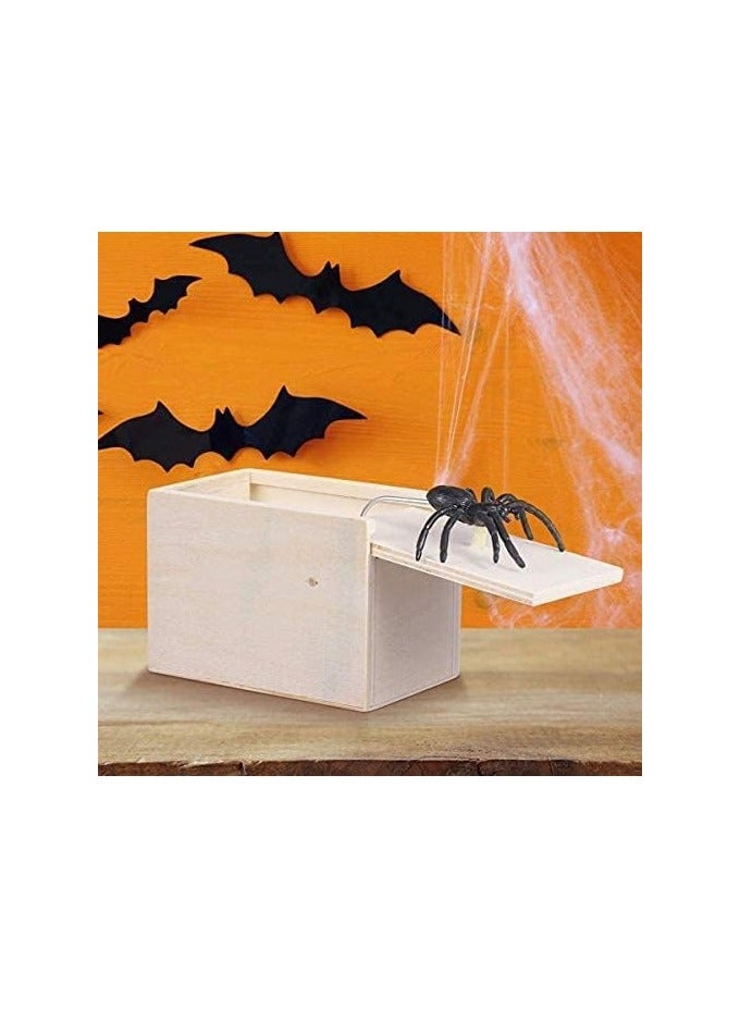 Wooden Spider Prank Scare Box Rich Unique Detailed Design Durable Sturdy  - Image 5