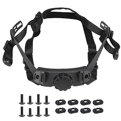 AZB Tactical Helmet Strap Adjustable Chin Strap Inner Suspension System with Bolts and Screws for Tactical Fast MICH IBH Airsoft Helmets - Image 1