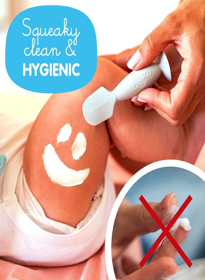 Baby Bum Brush Bumco Mini Diaper Cream Spatula with Case - BPA-Free Butt Spatula Baby, Soft & Flexible Diaper Spatula, Diaper Cream Applicator, Mom-Invented Baby Must Haves, Diaper Bag Essentials, Butt Paste Spatula - Image 2