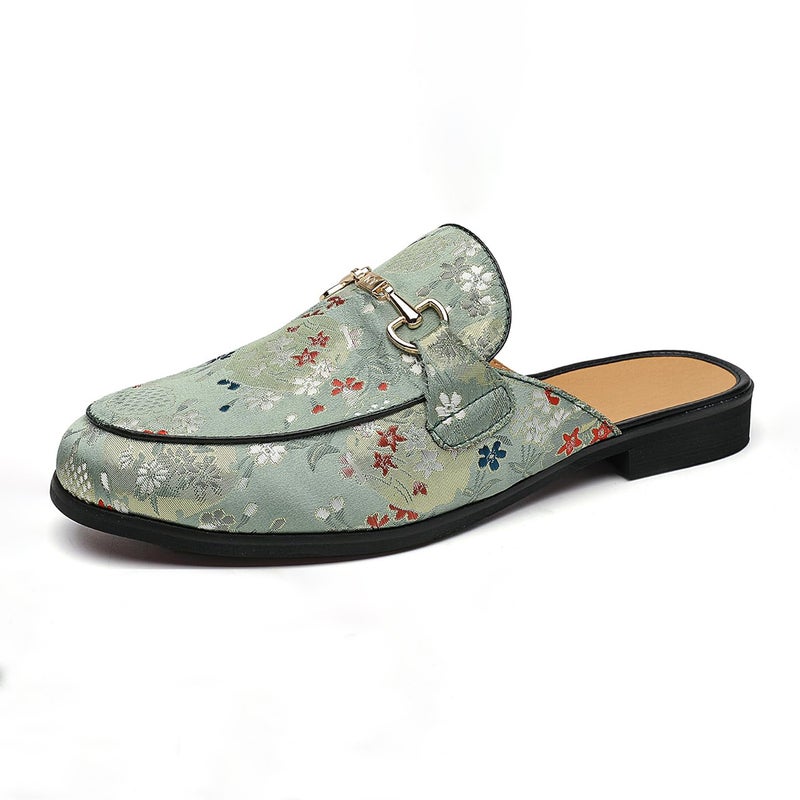 Men'S Half Slippers Casual Fashion All-Match Slip-On Casual Muller Shoes Loafers - Image 1
