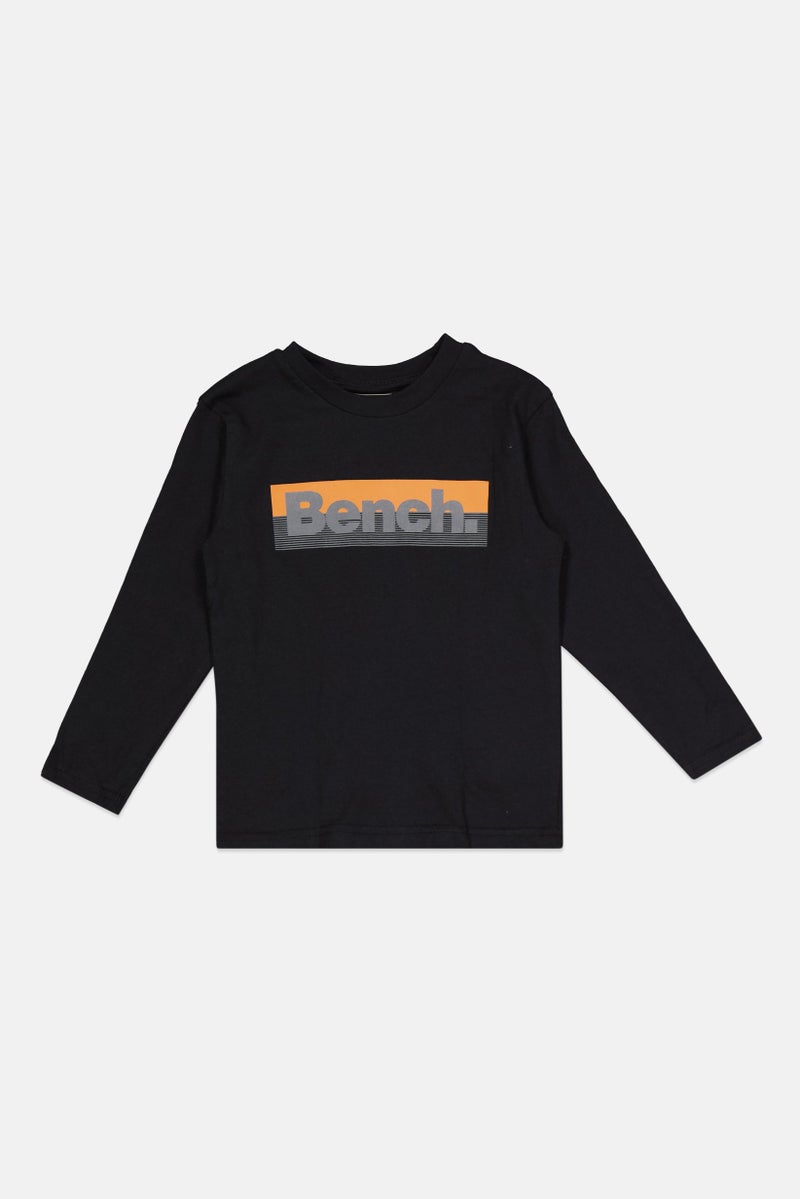 Bench Toddlers Boy 3 Piece Hooded Brand Logo Puffer Jacket Set, Black - Image 5